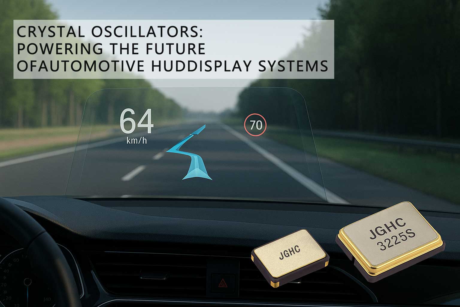 水晶発振器：自動車用HUDディスプレイシステムの未来を支える