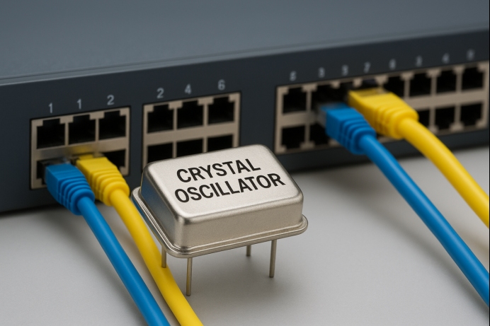 crystal oscillator for transmitter frequency stability